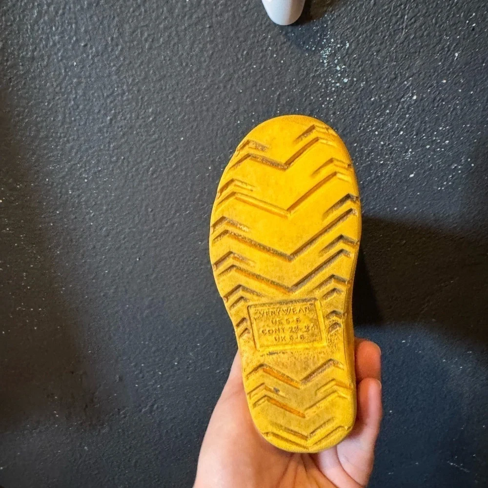 Kids Totes Yellow Waterproof Rain & Snow Boots